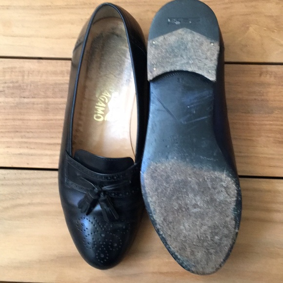 Salvatore Ferragamo Tassell Brogue Loafers 8.5